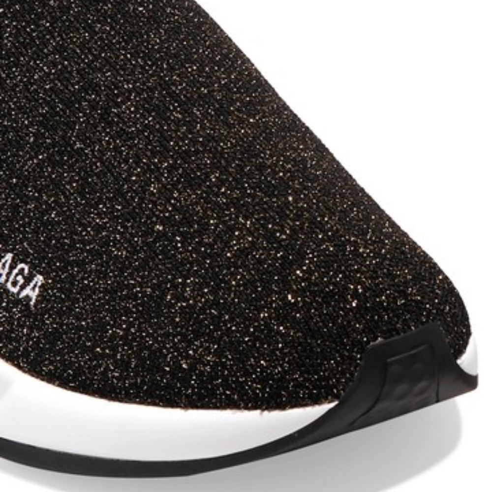 NIB Balenciaga SPEED TRAINERS Black/gold, 34 - Picture 4 of 16